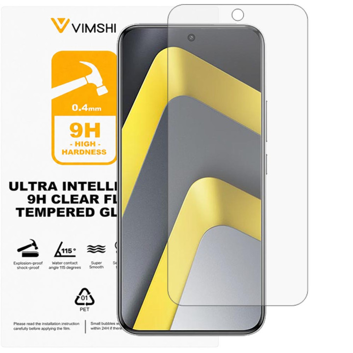 Протиударна захисна плівка Vimshi Ultra 9H Clear Flex для POCO M8 Pro