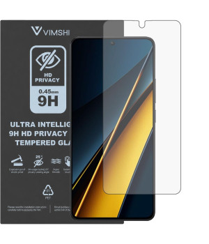 Протиударна захисна плівка антишпигун Vimshi Ultra 9H Privacy Flex для POCO X6 Pro