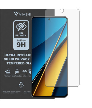 Протиударна захисна плівка антишпигун Vimshi Ultra 9H Privacy Flex для POCO X6