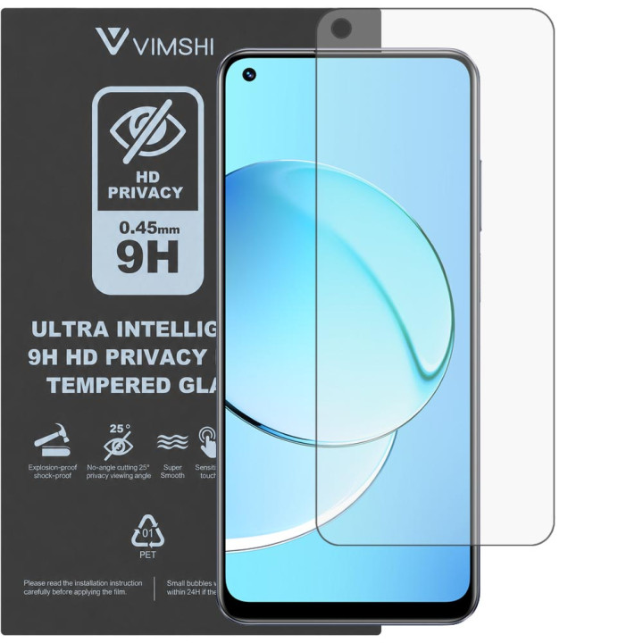 Протиударна захисна плівка антишпигун Vimshi Ultra 9H Privacy Flex для realme 10