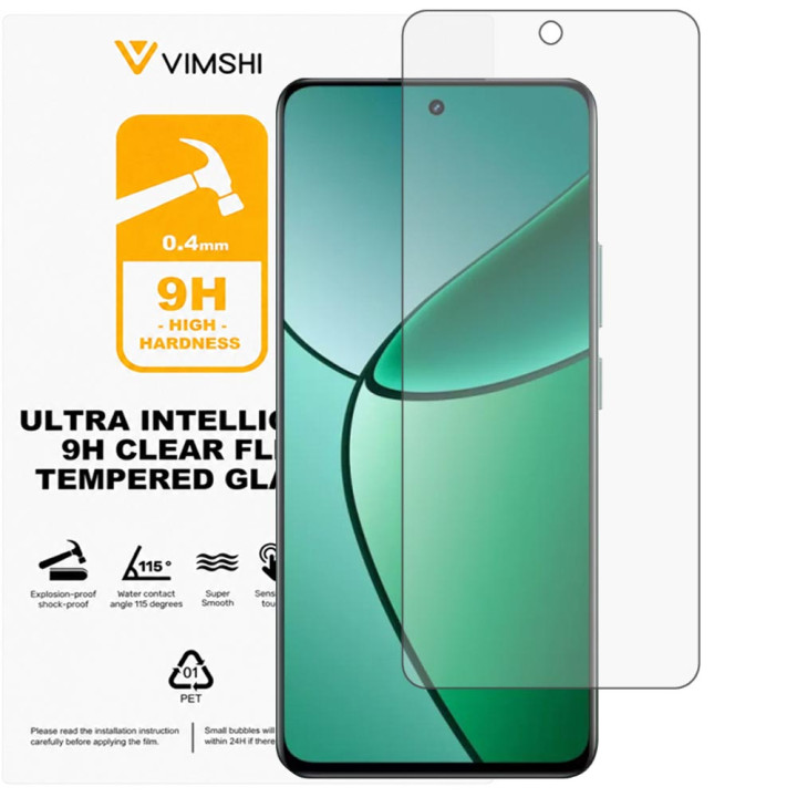 Протиударна захисна плівка Vimshi Ultra 9H Clear Flex для realme 12+ 5G