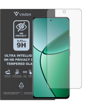 Противоударная защитная пленка антишпион Vimshi Ultra 9H Privacy Flex для realme 12+ 5G