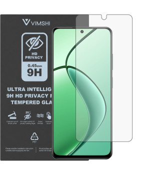 Противоударная защитная пленка антишпион Vimshi Ultra 9H Privacy Flex для realme 12 5G