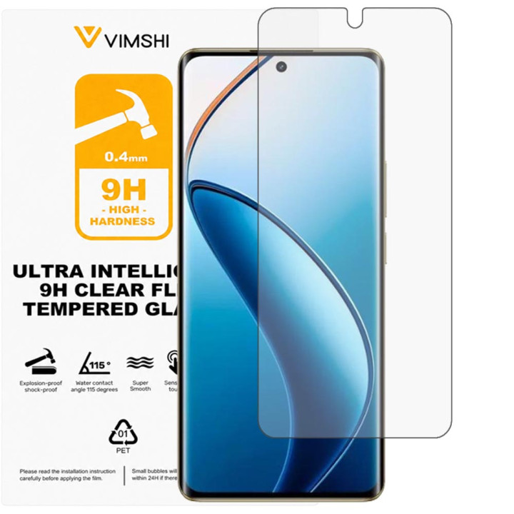 Протиударна захисна плівка Vimshi Ultra 9H Clear Flex для realme 12 Pro