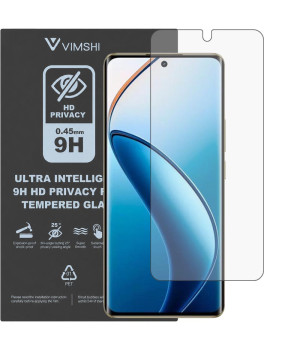Противоударная защитная пленка антишпион Vimshi Ultra 9H Privacy Flex для realme 12 Pro