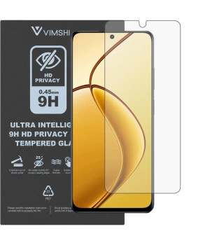 Противоударная защитная пленка антишпион Vimshi Ultra 9H Privacy Flex для realme 12 Pro+