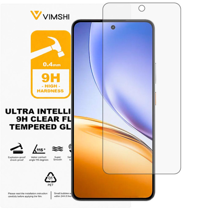 Протиударна захисна плівка Vimshi Ultra 9H Clear Flex для realme 14