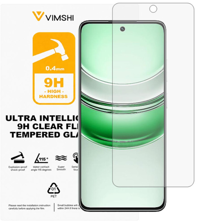Противоударная защитная пленка Vimshi Ultra 9H Clear Flex для realme 14x 5G