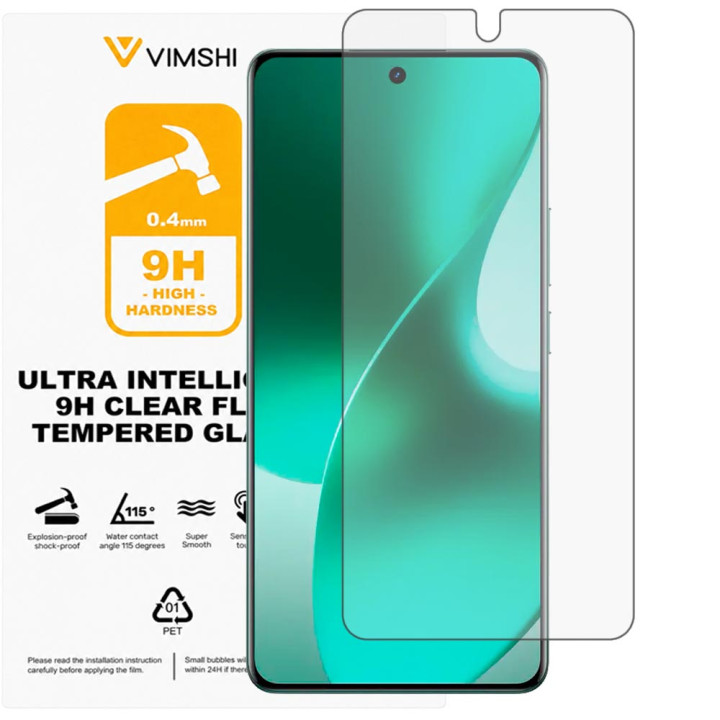 Противоударная защитная пленка Vimshi Ultra 9H Clear Flex для realme 15 Pro