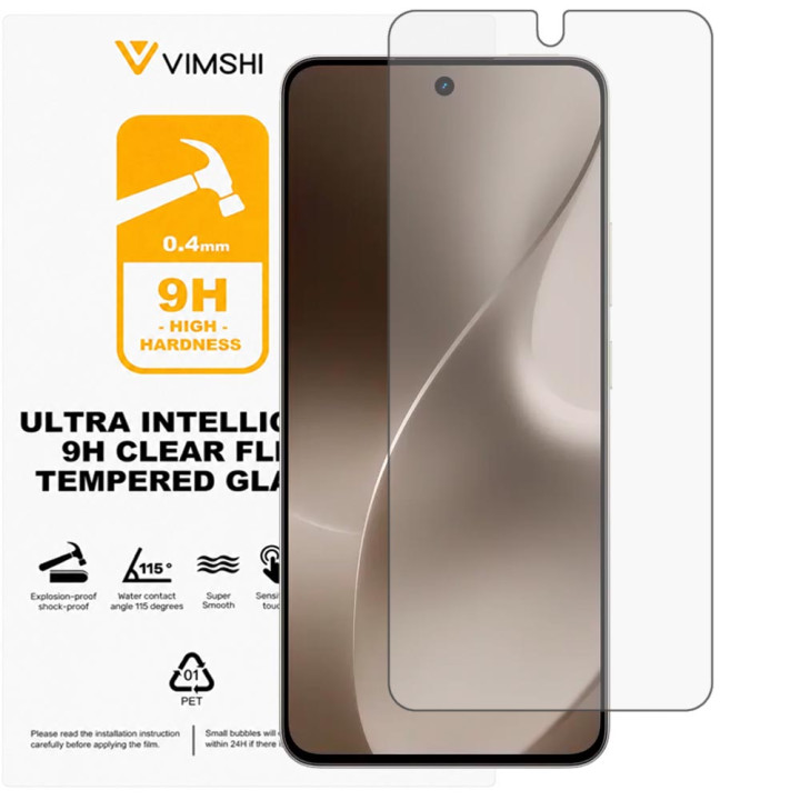 Противоударная защитная пленка Vimshi Ultra 9H Clear Flex для realme 15