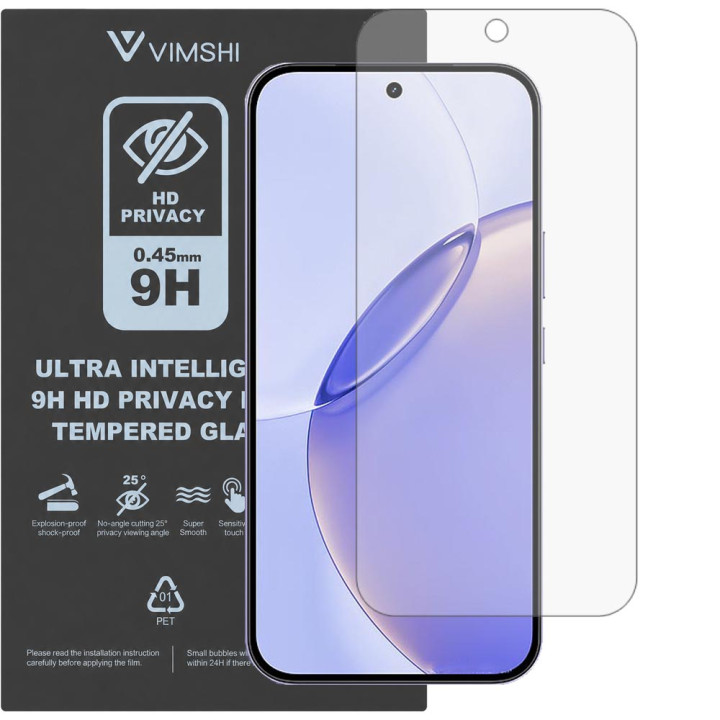 Протиударна захисна плівка антишпигун Vimshi Ultra 9H Privacy Flex для realme 16 Pro 5G