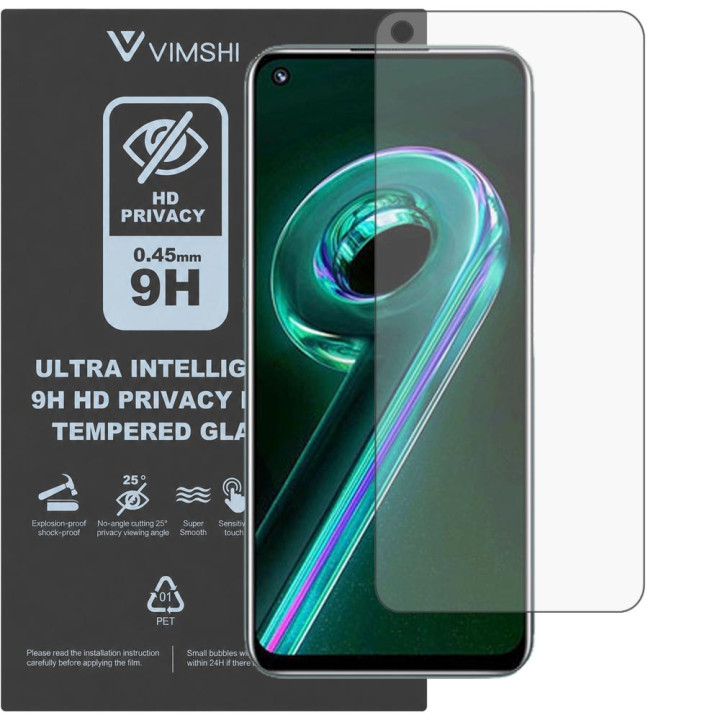 Протиударна захисна плівка антишпигун Vimshi Ultra 9H Privacy Flex для realme 9 Pro