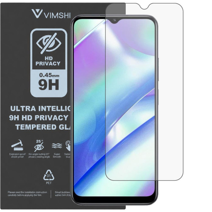 Протиударна захисна плівка антишпигун Vimshi Ultra 9H Privacy Flex для realme C33