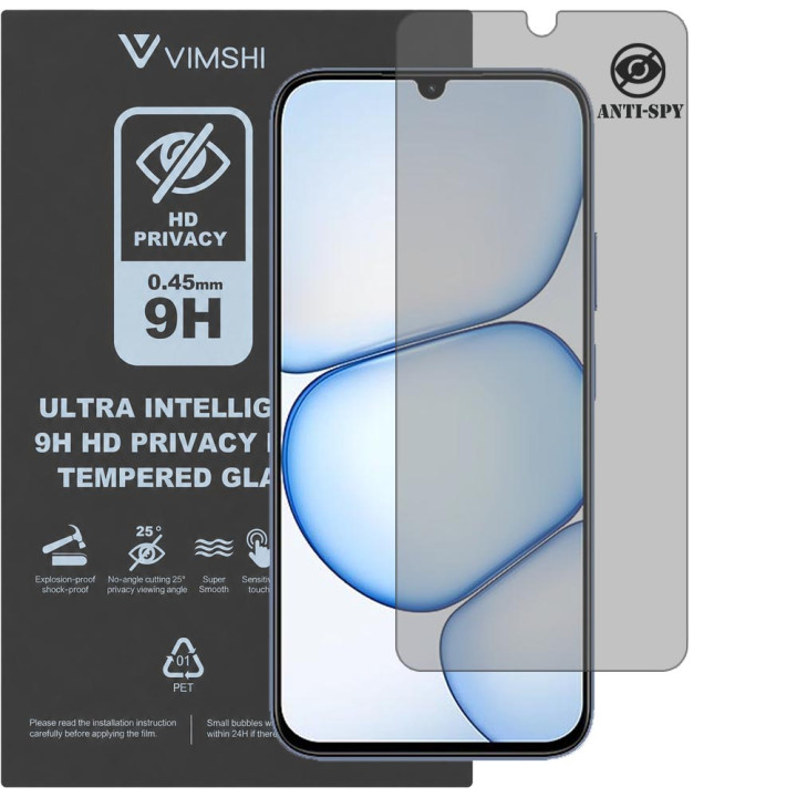Протиударна захисна плівка антишпигун Vimshi Ultra 9H Privacy Flex для realme C100x