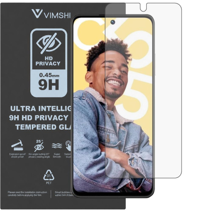 Протиударна захисна плівка антишпигун Vimshi Ultra 9H Privacy Flex для realme C55