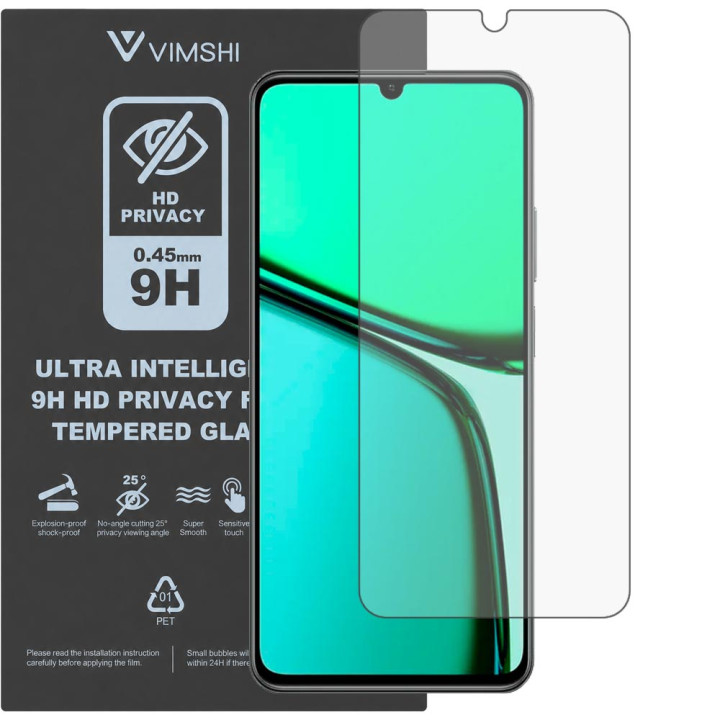 Протиударна захисна плівка антишпигун Vimshi Ultra 9H Privacy Flex для realme C61