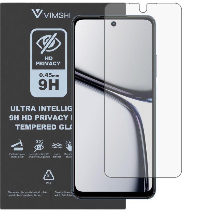 Протиударна захисна плівка антишпигун Vimshi Ultra 9H Privacy Flex для realme C65