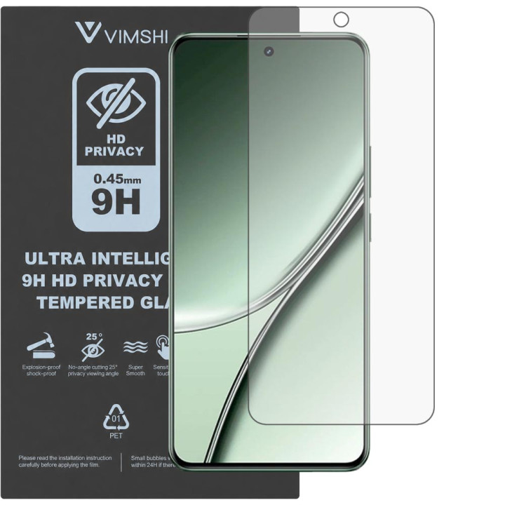 Противоударная защитная пленка антишпион Vimshi Ultra 9H Privacy Flex для realme GT5