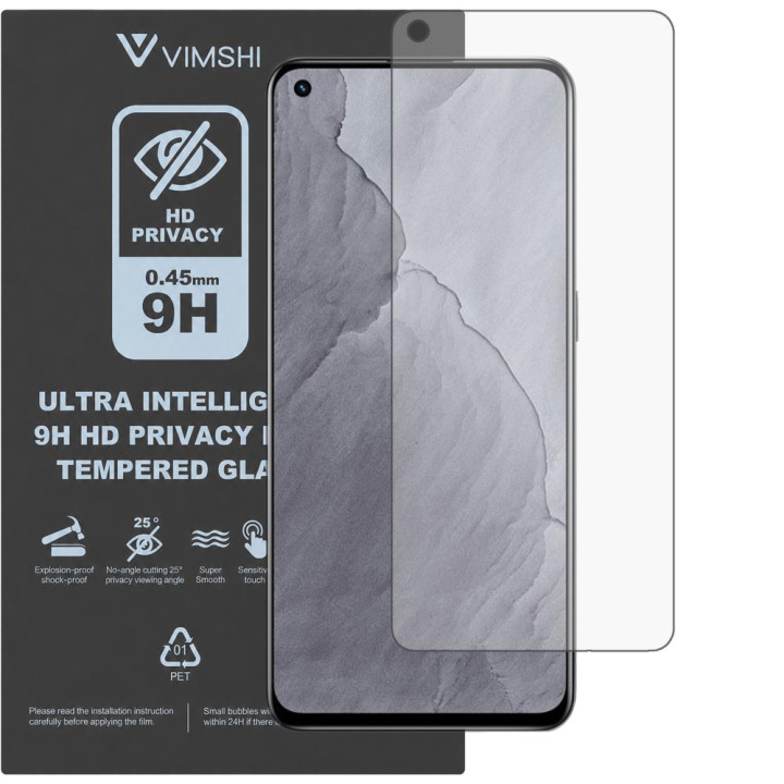 Протиударна захисна плівка антишпигун Vimshi Ultra 9H Privacy Flex для realme GT Master Edition