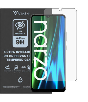 Противоударная защитная пленка антишпион Vimshi Ultra 9H Privacy Flex для realme Narzo 50i
