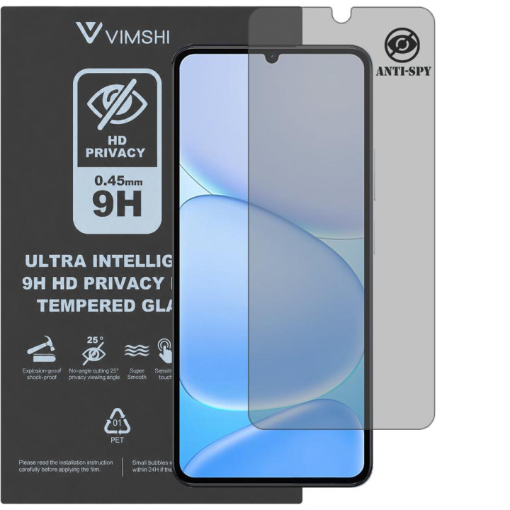Протиударна захисна плівка антишпигун Vimshi Ultra 9H Privacy Flex для realme Note 80