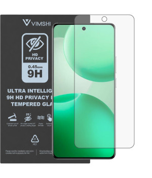 Противоударная защитная пленка антишпион Vimshi Ultra 9H Privacy Flex для realme P4 Pro