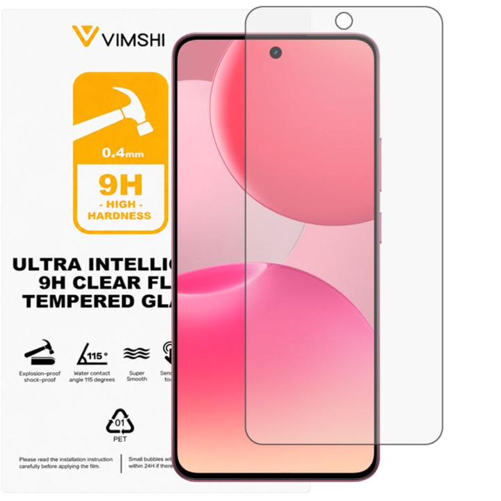 Противоударная защитная пленка Vimshi Ultra 9H Clear Flex для realme P4
