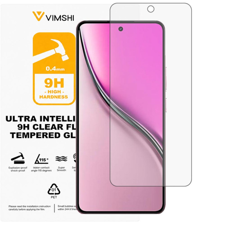 Противоударная защитная пленка Vimshi Ultra 9H Clear Flex для realme P3