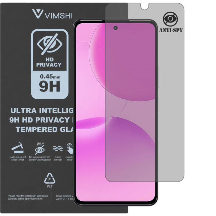 Протиударна захисна плівка антишпигун Vimshi Ultra 9H Privacy Flex для realme P4x