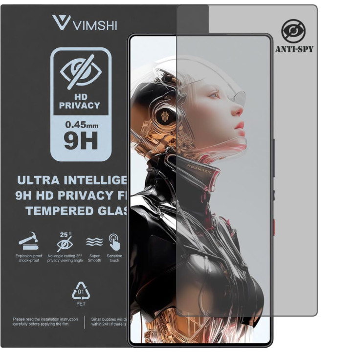 Протиударна захисна плівка антишпигун Vimshi Ultra 9H Privacy Flex для ZTE REDMAGIC 11S Pro