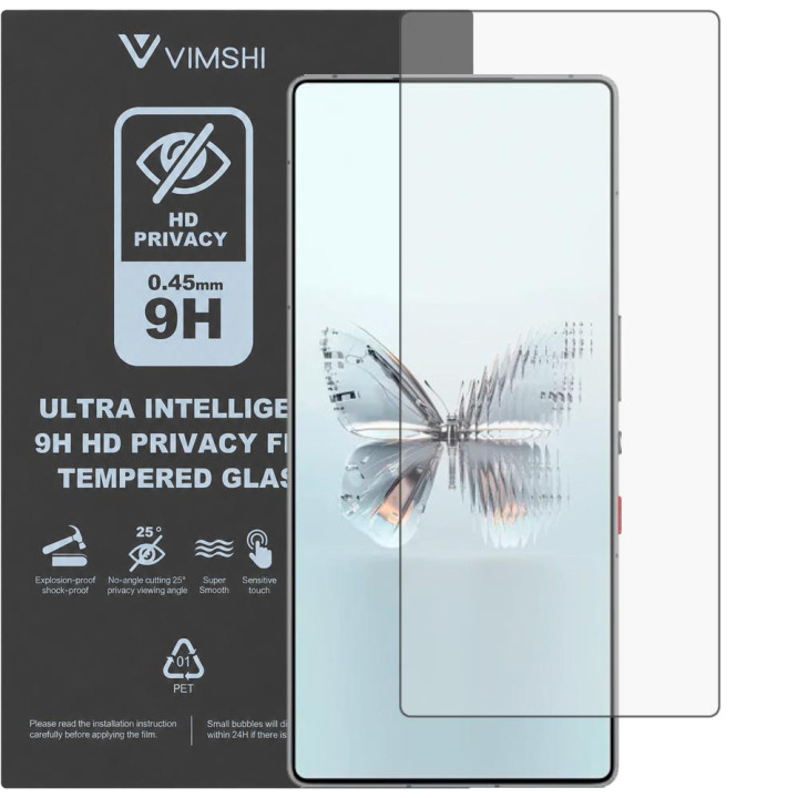 Протиударна захисна плівка антишпигун Vimshi Ultra 9H Privacy Flex для ZTE REDMAGIC 10 Pro+