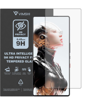Противоударная защитная пленка антишпион Vimshi Ultra 9H Privacy Flex для ZTE REDMAGIC 10S Pro