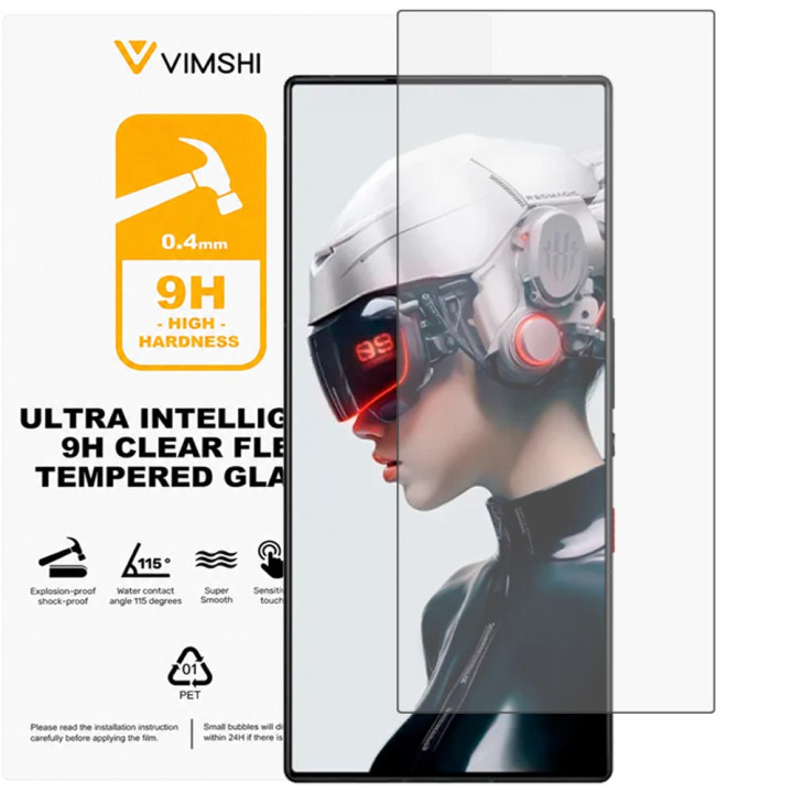 Протиударна захисна плівка Vimshi Ultra 9H Clear Flex для ZTE REDMAGIC 9 Pro
