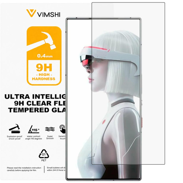 Противоударная защитная пленка Vimshi Ultra 9H Clear Flex для ZTE REDMAGIC 9S Pro