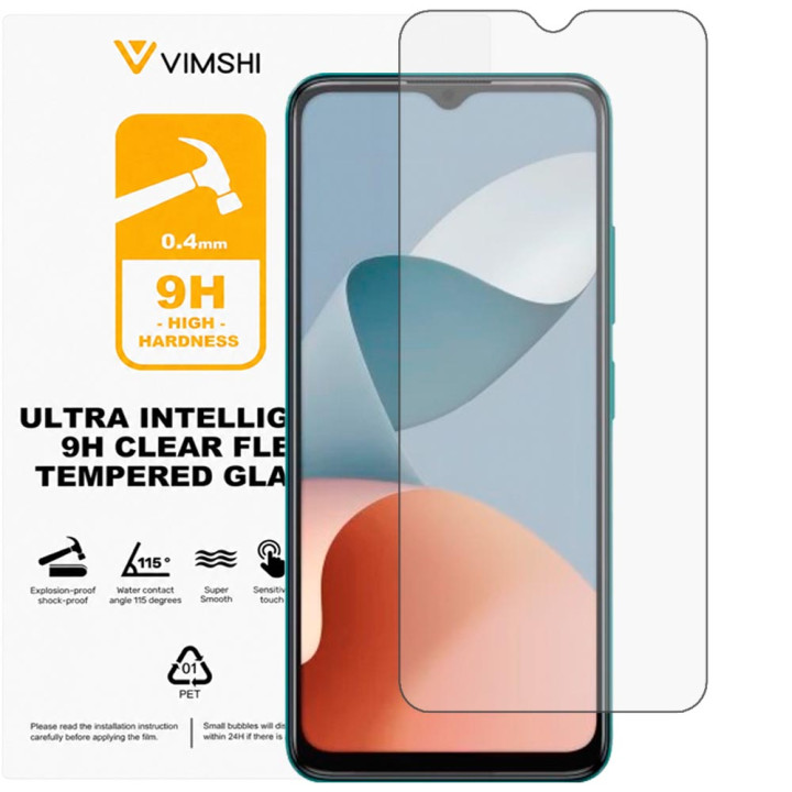 Протиударна захисна плівка Vimshi Ultra 9H Clear Flex для ZTE Blade A34
