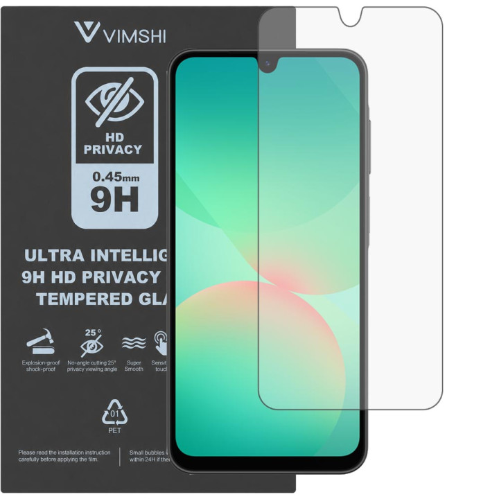 Противоударная защитная пленка антишпион Vimshi Ultra 9H Privacy Flex для Samsung Galaxy A26 5G