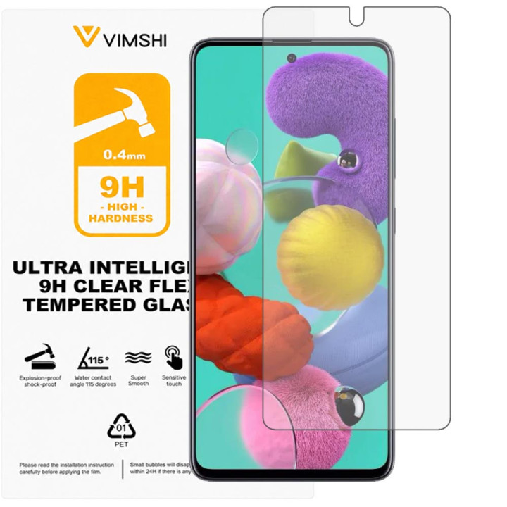 Протиударна захисна плівка Vimshi Ultra 9H Clear Flex для Samsung Galaxy A51