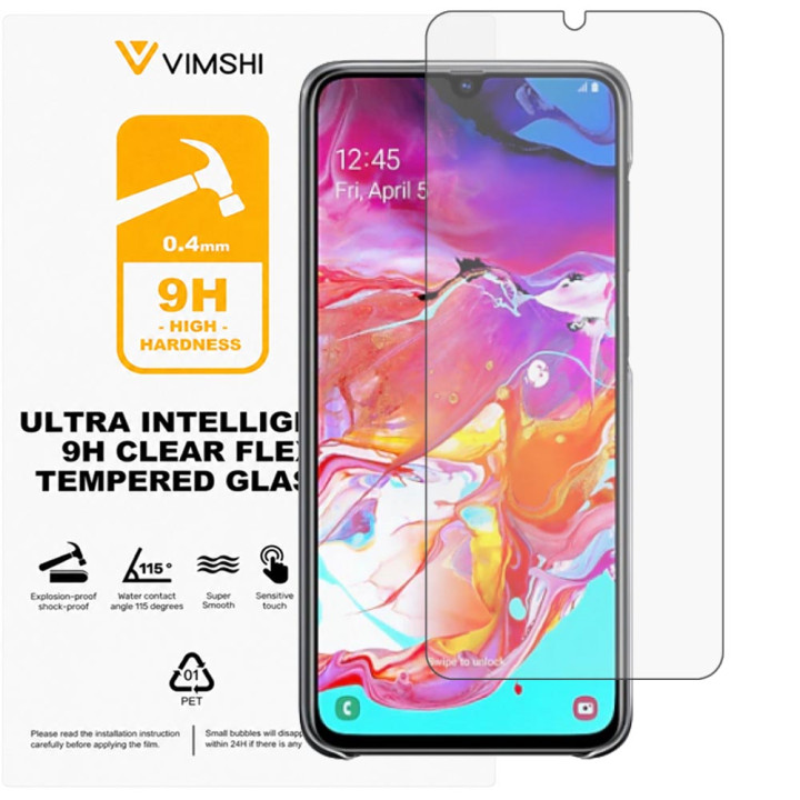 Протиударна захисна плівка Vimshi Ultra 9H Clear Flex для Samsung Galaxy A70