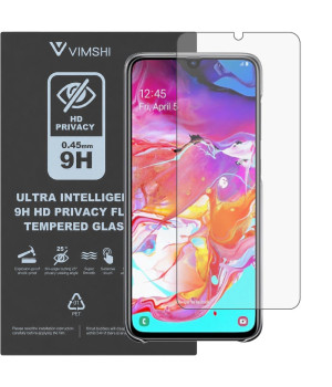 Противоударная защитная пленка антишпион Vimshi Ultra 9H Privacy Flex для Samsung Galaxy A70