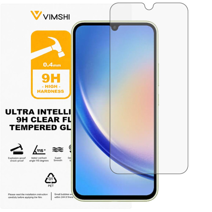 Протиударна захисна плівка Vimshi Ultra 9H Clear Flex для Samsung Galaxy A34 5G
