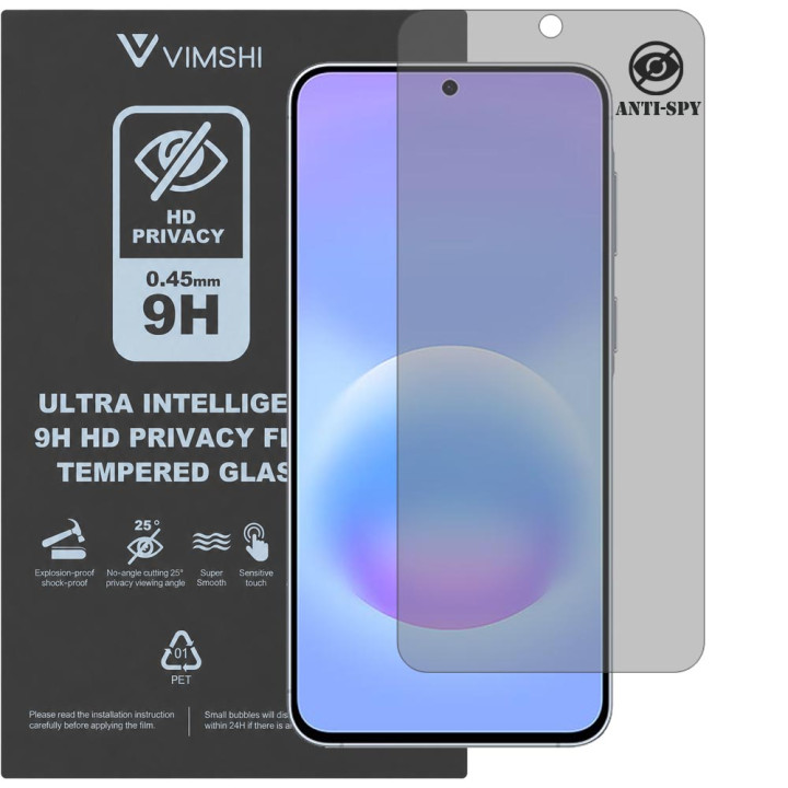 Протиударна захисна плівка антишпигун Vimshi Ultra 9H Privacy Flex для Samsung Galaxy A57 5G