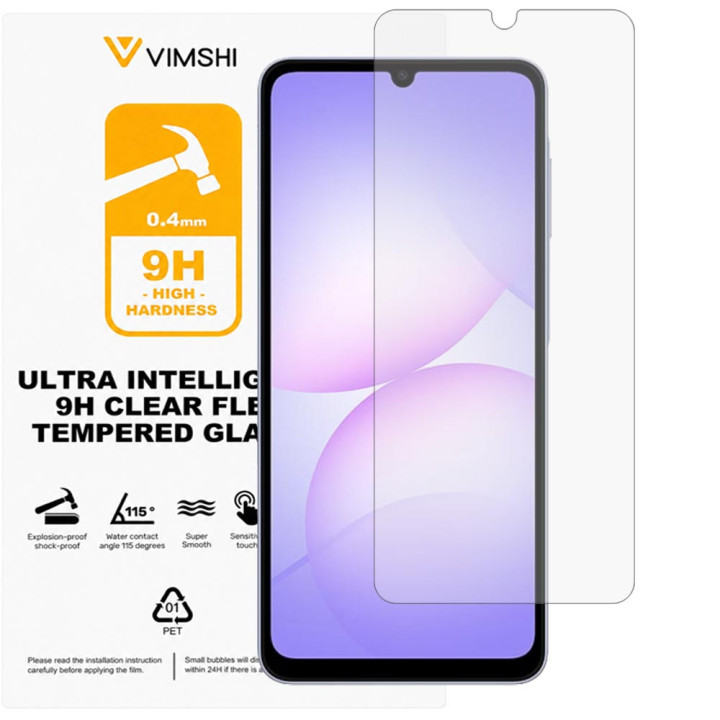 Протиударна захисна плівка Vimshi Ultra 9H Clear Flex для Samsung Galaxy F07 5G