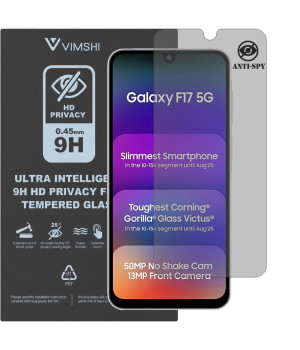 Протиударна захисна плівка антишпигун Vimshi Ultra 9H Privacy Flex для Samsung Galaxy F17 5G