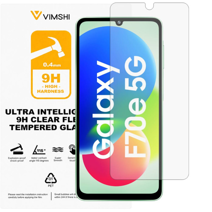 Протиударна захисна плівка Vimshi Ultra 9H Clear Flex для Samsung Galaxy F70e 5G