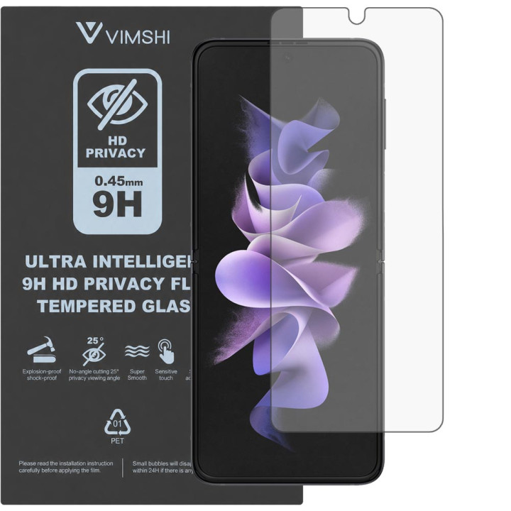 Протиударна захисна плівка антишпигун Vimshi Ultra 9H Privacy Flex для Samsung Galaxy Flip3