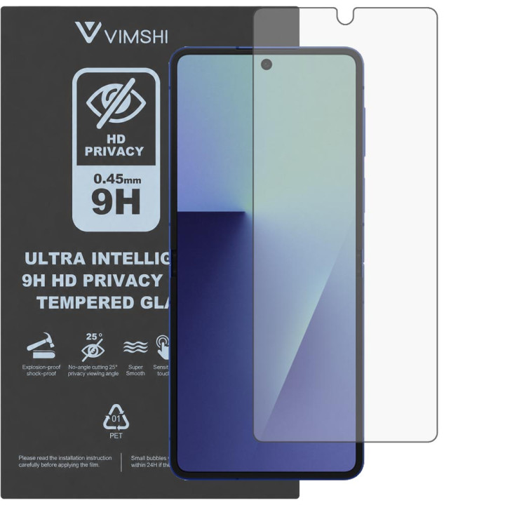 Противоударная защитная пленка антишпион Vimshi Ultra 9H Privacy Flex для Samsung Galaxy Flip7