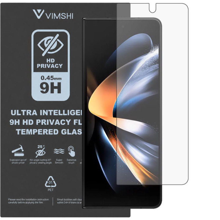 Противоударная защитная пленка антишпион Vimshi Ultra 9H Privacy Flex для Samsung Galaxy Fold4