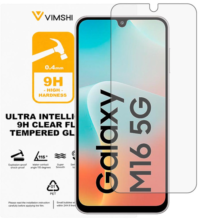Протиударна захисна плівка Vimshi Ultra 9H Clear Flex для Samsung Galaxy M16 5G