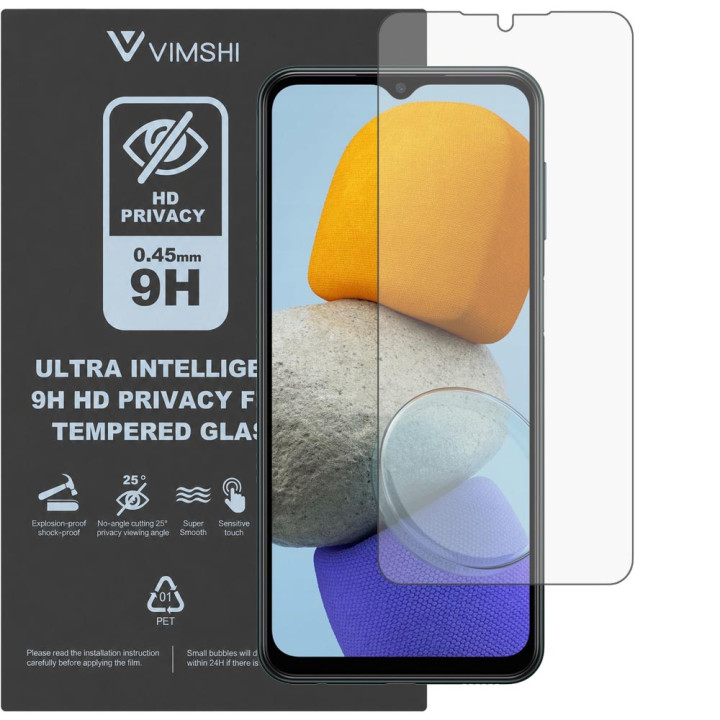 Противоударная защитная пленка антишпион Vimshi Ultra 9H Privacy Flex для Samsung Galaxy M23 5G
