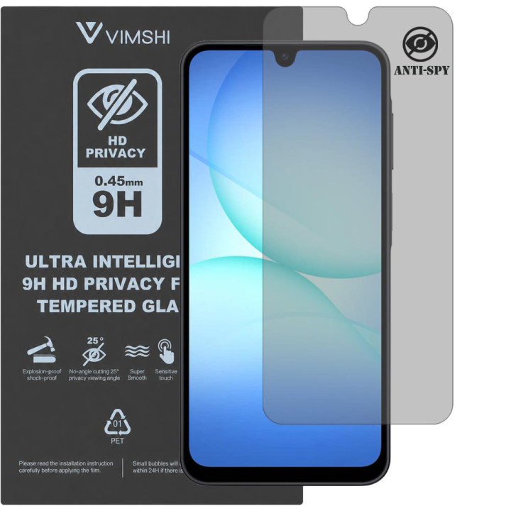 Протиударна захисна плівка антишпигун Vimshi Ultra 9H Privacy Flex для Samsung Galaxy M17 5G